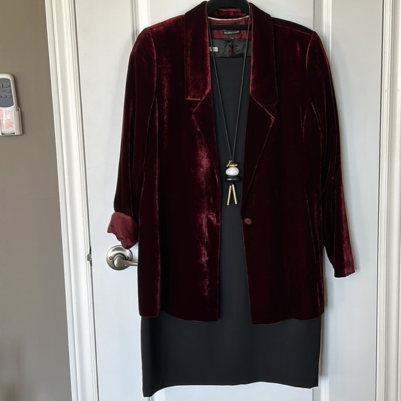 Sarah Pacini Wool Blend Dress - Picture 13 of 14